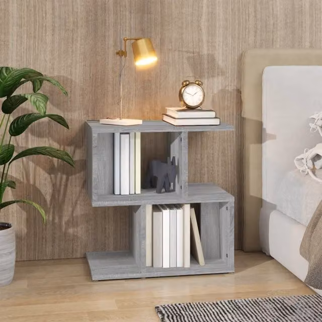 Berkfield Home Grey Sonoma Bedside Cabinet W/D/H: 50 x 30 x 51.5 cm – 1
