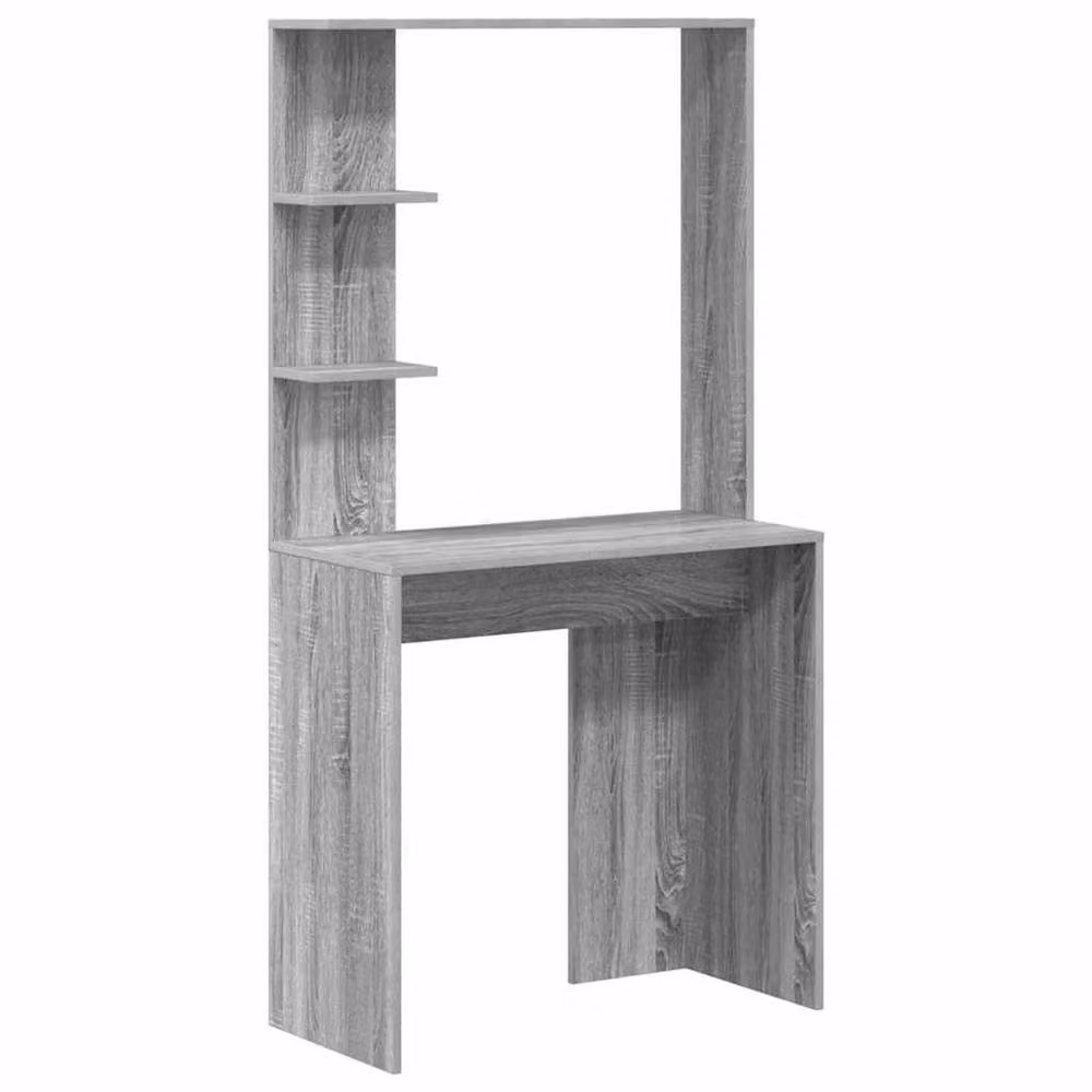 Berkfield Home Grey Sonoma Computer Desk in Engineered Wood – 3