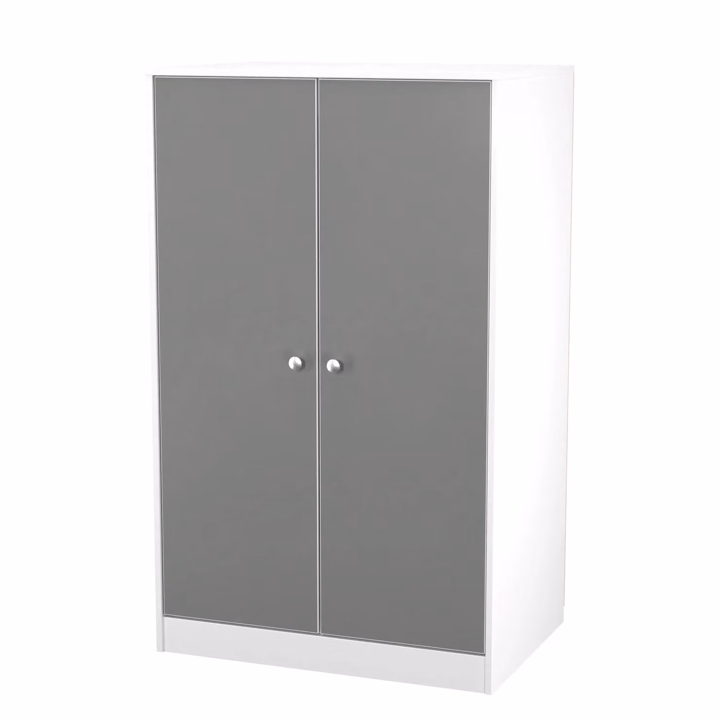 Ready Assembled 2 U Stowe 2 Door Midi Wardrobe in Mid Grey – 2