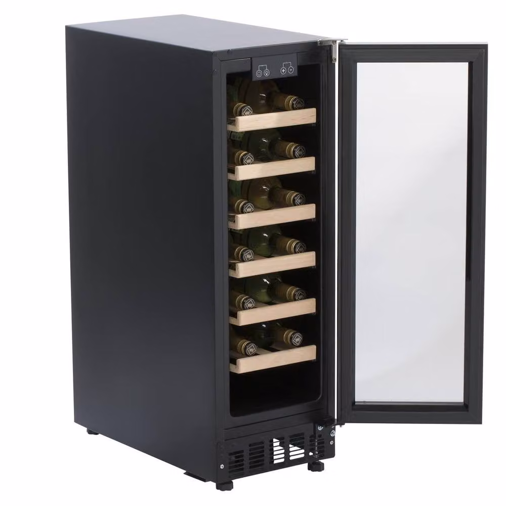 SIA WC30BL Undercounter Wine Cooler Fridge in Black – 3
