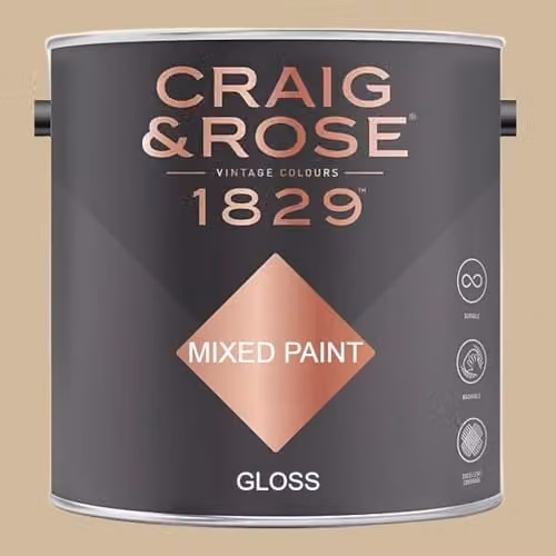 Craig & Rose 1829 Gloss Paint in Pale Oak, 2.5l
