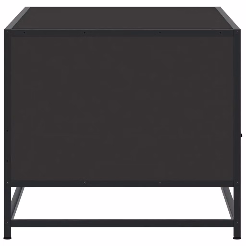 Berkfield Home Industrial Black Coffee Table in Engineered Wood and Metal, W/D/H: 100 x 50 x 45 cm – 5