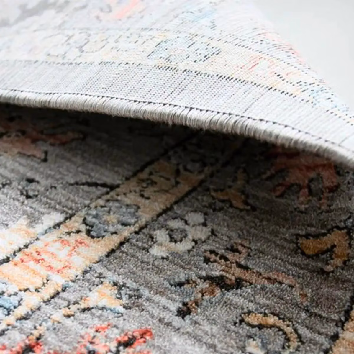 The Rug Shop UK Abstract Grey Machine Woven Easy Care Area Rug W: 200 cm, D: 290 cm – 2