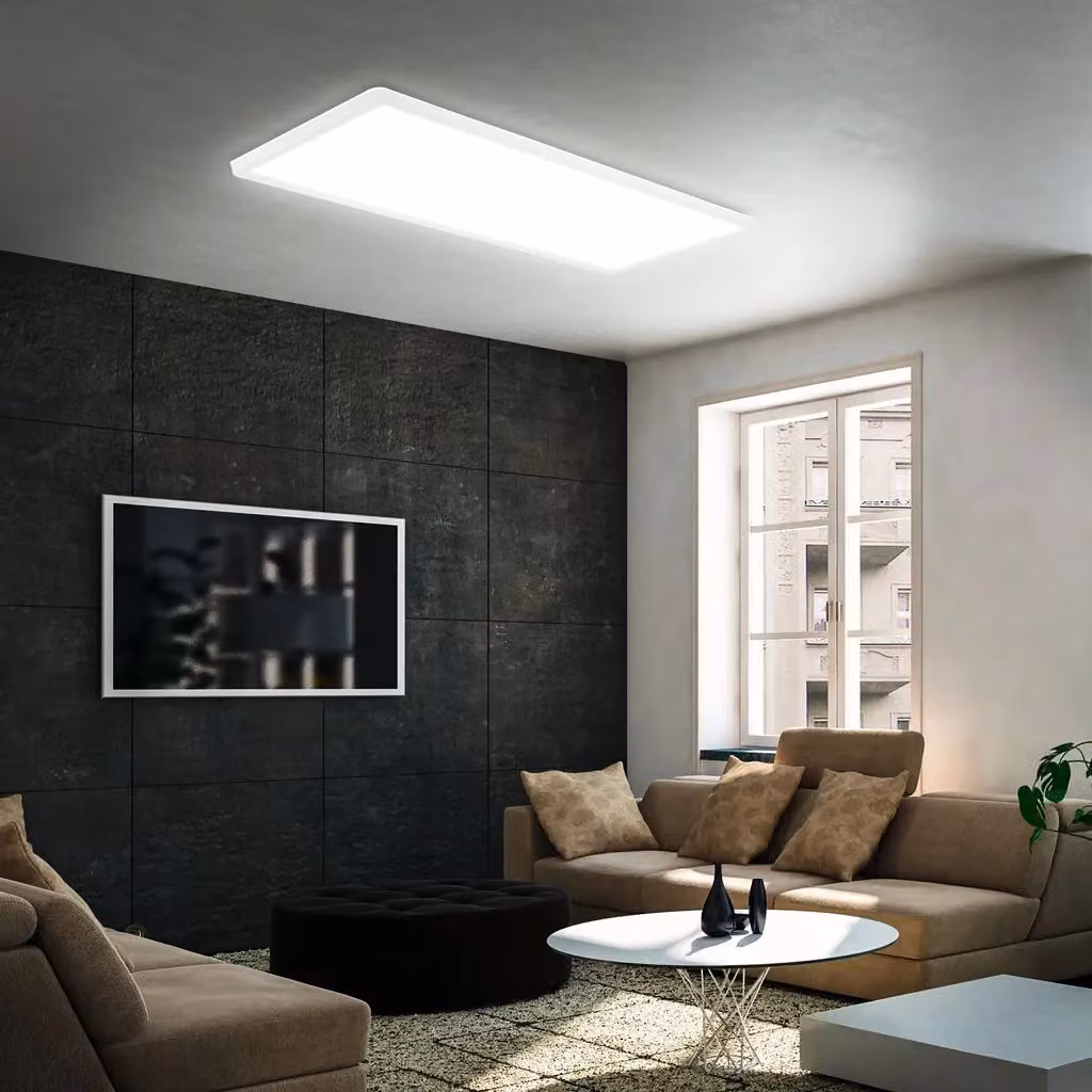 Briloner Ultraslim White 22W LED Ceiling Panel Light with Backlight Effect, W/D/H: 58 x 20 x 3 cm – 3