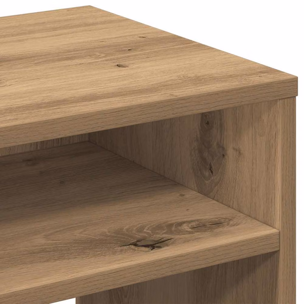 Berkfield Home Timeless Bedside Cabinet in Brown Artisan Oak, W/D/H: 40 x 30 x 40 cm – 6
