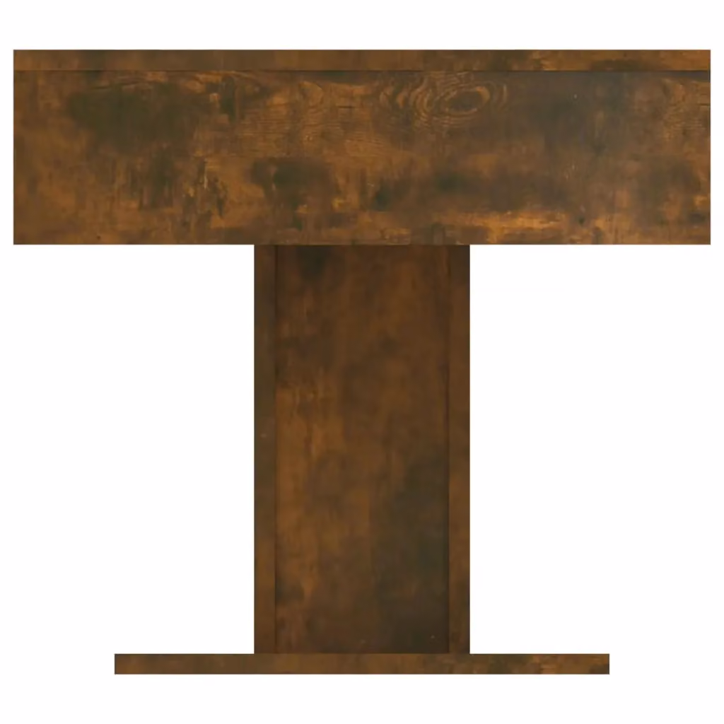 Berkfield Home Smoked Oak Coffee Table in Brown, W/D/H: 96 x 50 x 45 cm – 3