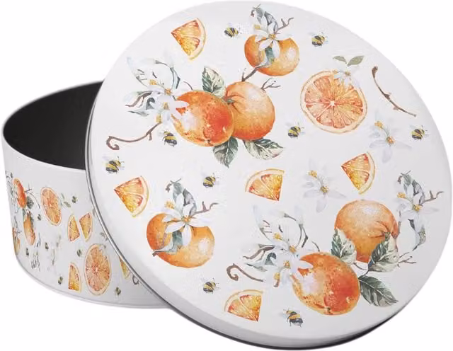 Purely Home Round Multicoloured Small Cake Tin