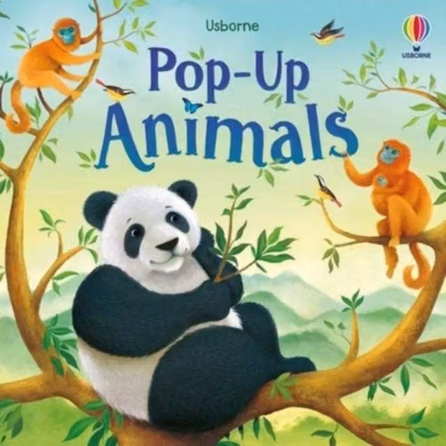 Anna Milbourne Pop-up Animals Board Book, Multicolour