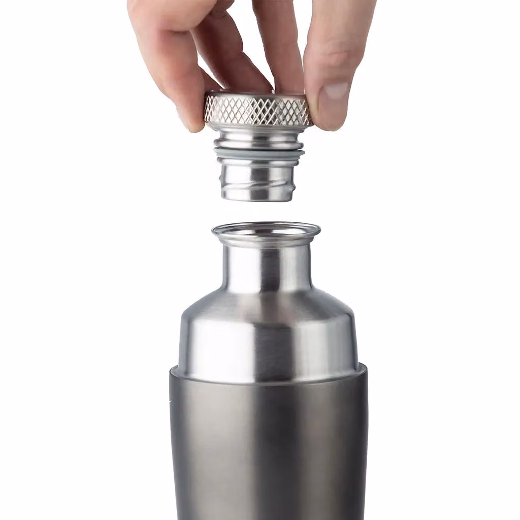 High Camp Firelight 375 Flask, Black, 375ml Vacuum Insulated Stainless Steel Whiskey Flask – 3