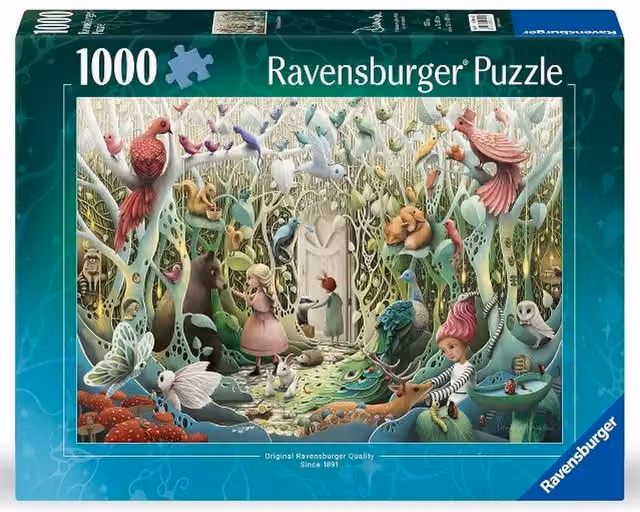 Ravensburger Secret Garden 1000 Piece Nature Jigsaw Puzzle in Blue and Multicolour