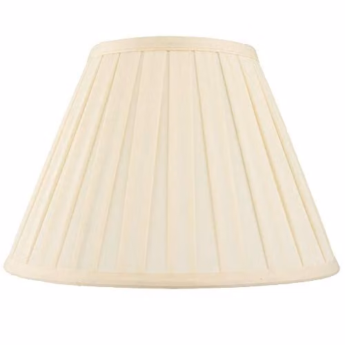 Loops Classic Cylinder Fabric Lamp Shade in Beige and Multicolour, Diameter: 45.72 cm
