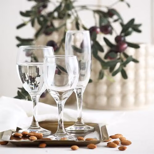 LAV Empire Red Wine Glasses, 455ml, Pack of 12, Transparent – 2