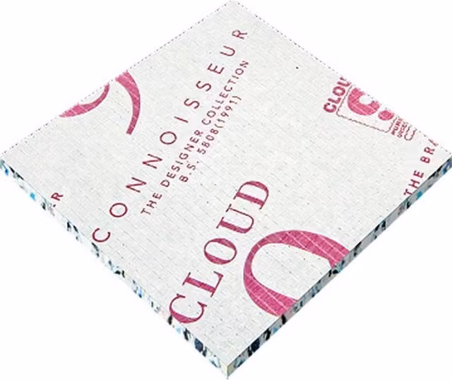 Bedding Mill Cloud 9 Connoisseur Carpet Underlay, 8mm, White, 15 sqm – 1