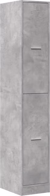 Berkfield Home Elegant Apothecary Cabinet in Concrete Grey, W/D/H: 30 x 41 x 174.5 cm – 1