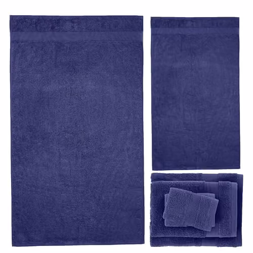 Catherine Lansfield 6 Piece Cotton Towel Set in Navy Blue – 5