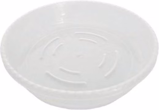 Ambassador White Plastic Plant Saucer