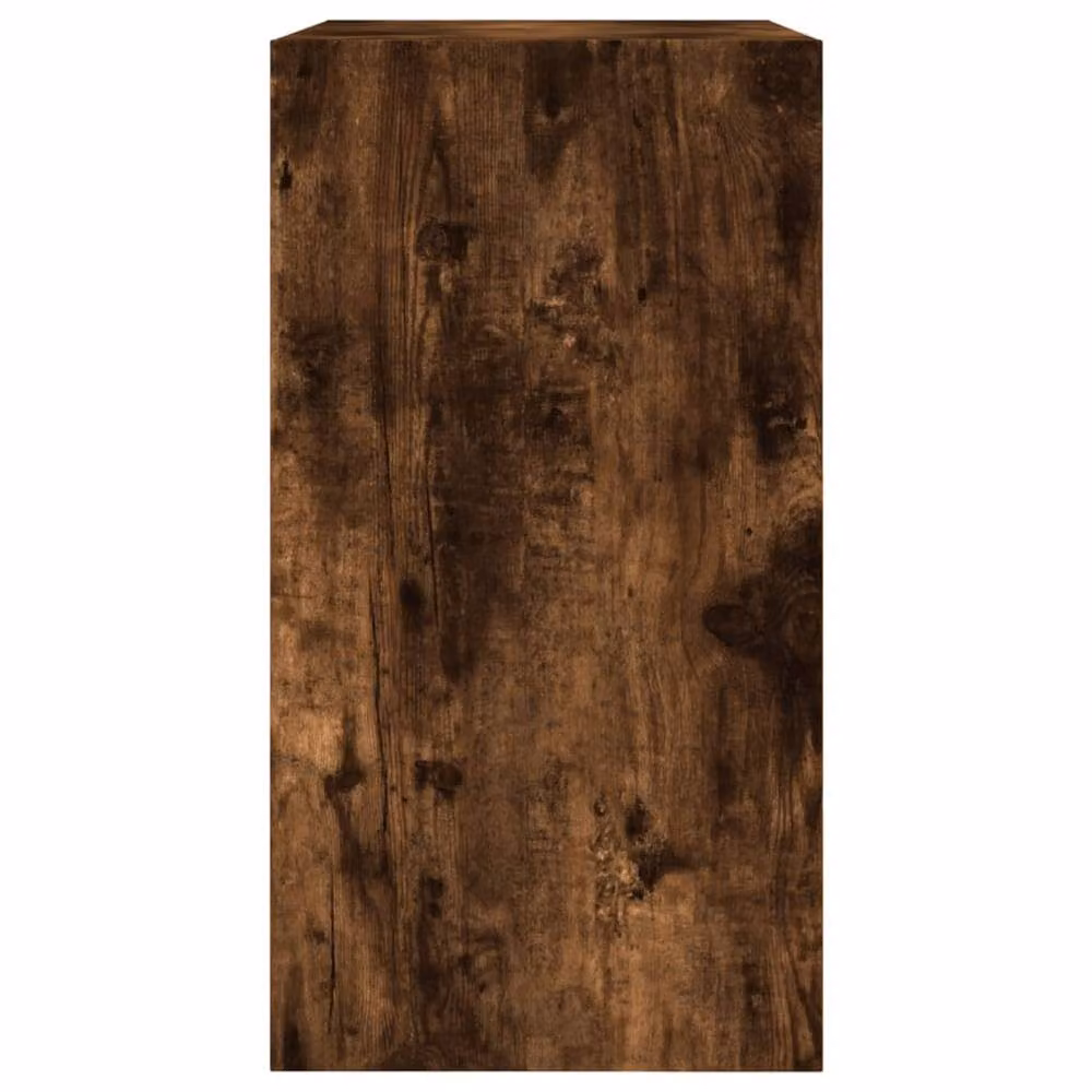 Berkfield Home Smoked Oak Shoe Cabinet in Brown, W/D/H: 60 x 34 x 63.5 cm – 4
