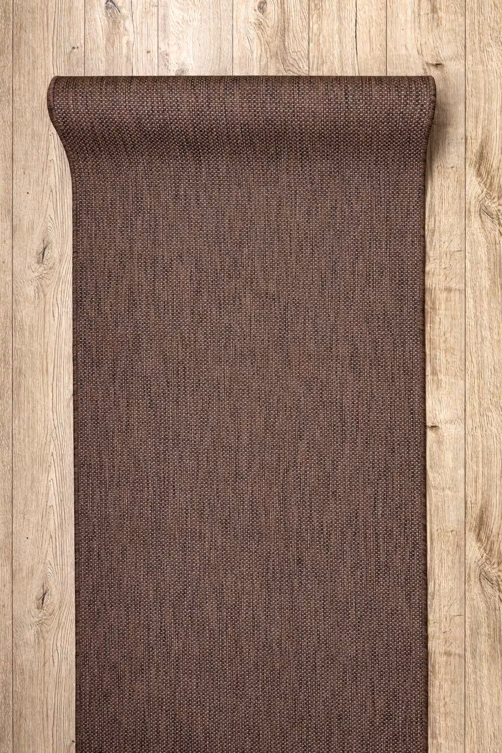 RugsX Sion Sisal Runner in Brown, W/D/H: 120 x 370 cm – 4