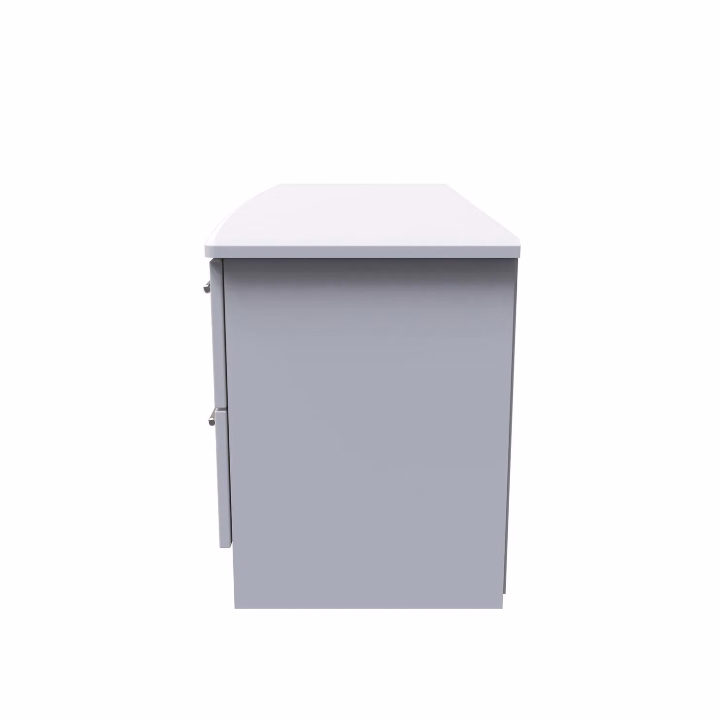 Carlton 4 Drawer Bed Box in Grey, Small, Ready Assembled – 2