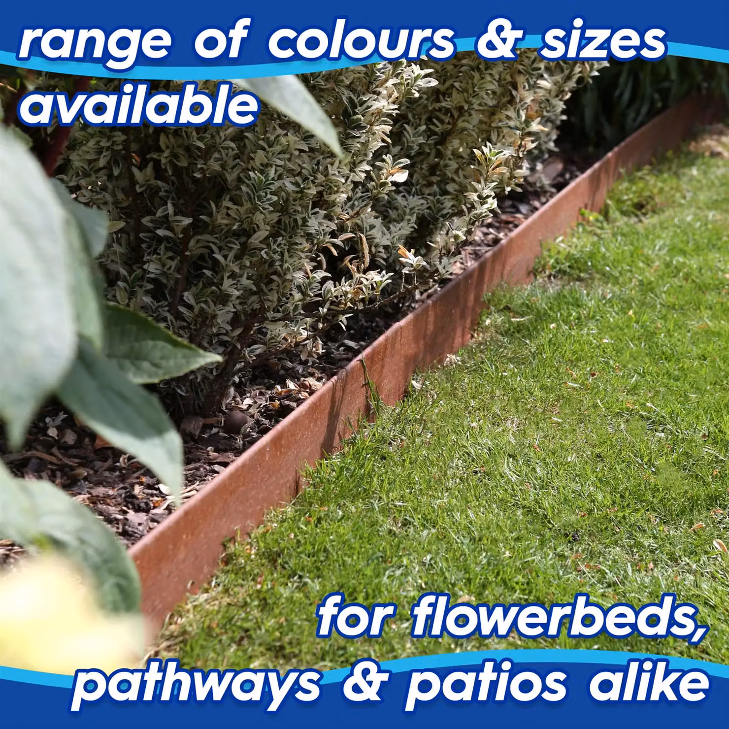 Harbour Housewares 5pc Steel Lawn Edging Set in Grey – 3