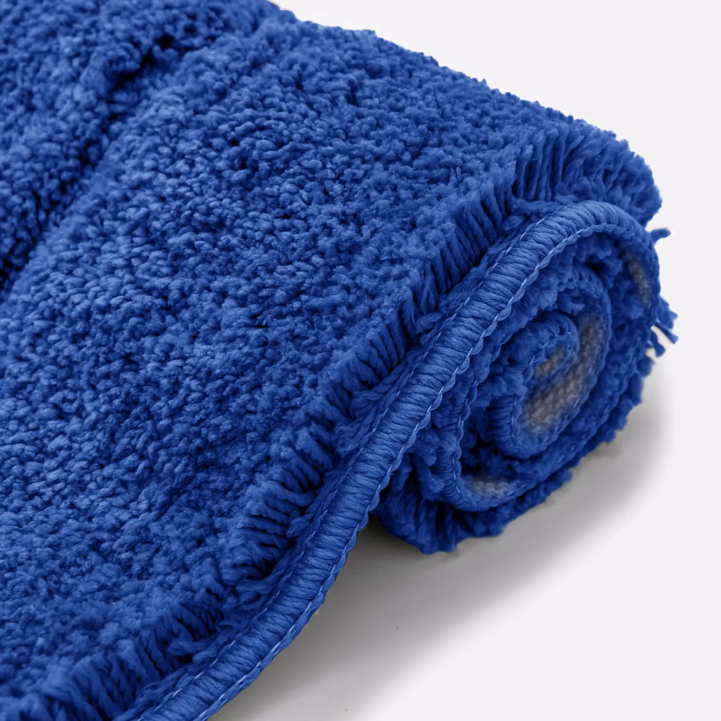 Velosso Mayfair Microfibre Cashmere Feel Non-Slip Bathmat in Blue – 2