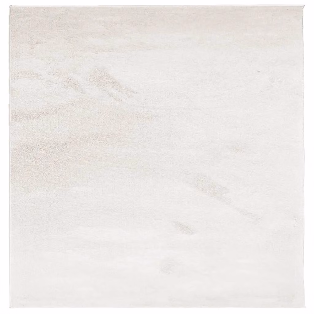 Berkfield Home OVIEDO Square Short Pile Rug in Beige, W/D: 120 x 120 cm – 1