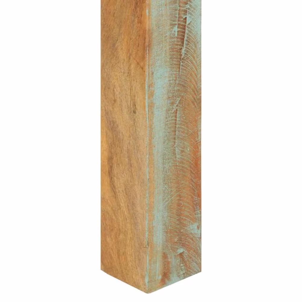 Berkfield Home Rustic Solid Reclaimed Wood Console Table W/D/H: 110 x 35 x 76 cm – 4
