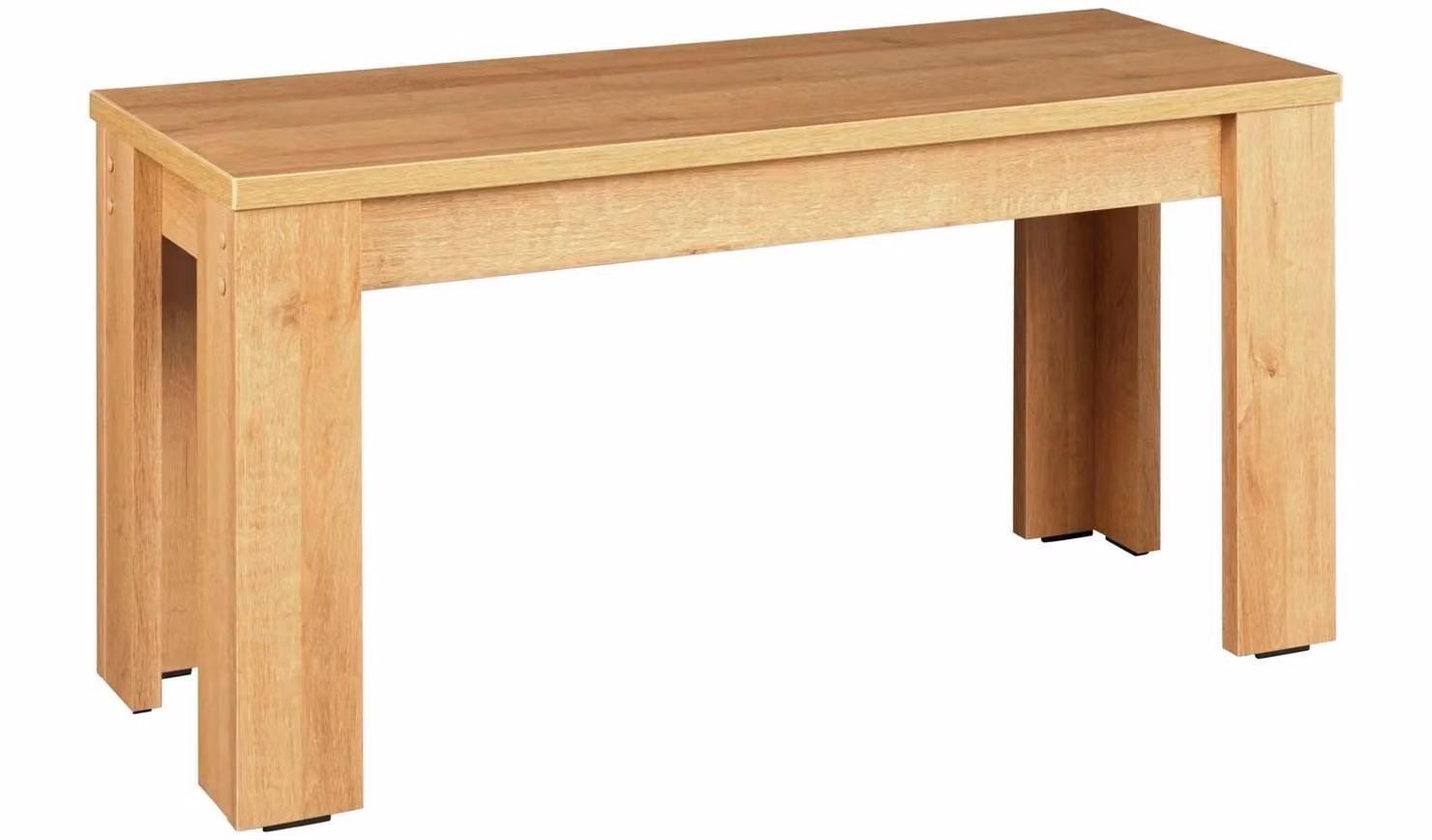 Miami Dining Bench in Natural Brown Wood