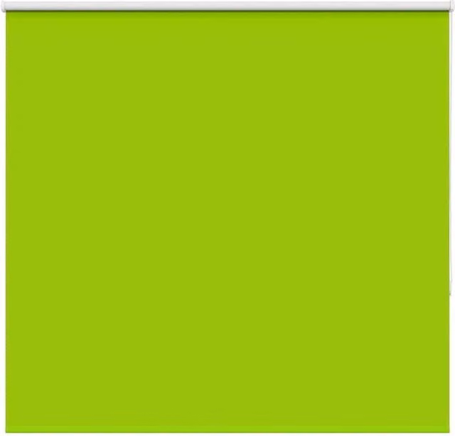 Berkfield Home Green Floral Blackout Roller Blind with Thermal Insulation, W: 145 cm, H: 175 cm