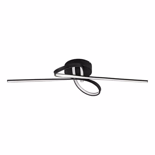 Eglo Selvina 1 LED Modern Black Metal Ceiling Light