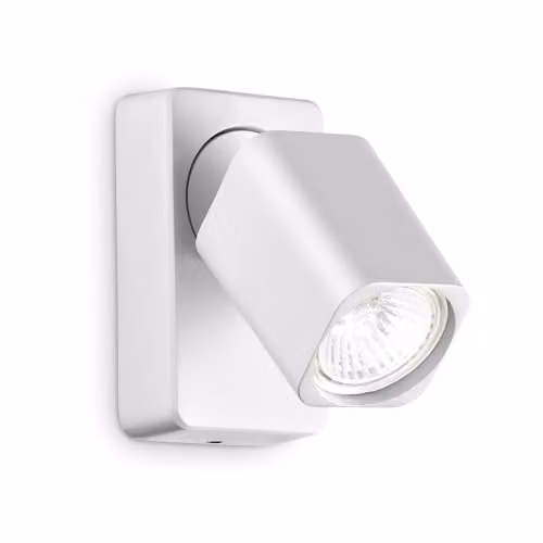 Netlighting Rudy Single Adjustable Ceiling Spotlight in White
