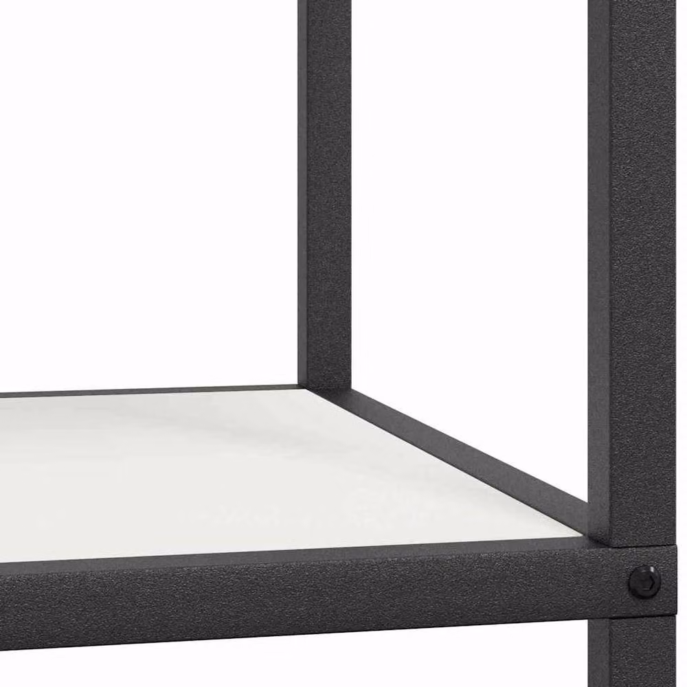 Berkfield Home Modern White Steel Kitchen Storage Shelf – 5