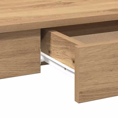 vidaXL Modern Writing Desk in Oak Brown, W/D/H: 100 x 45 x 75 cm – 2