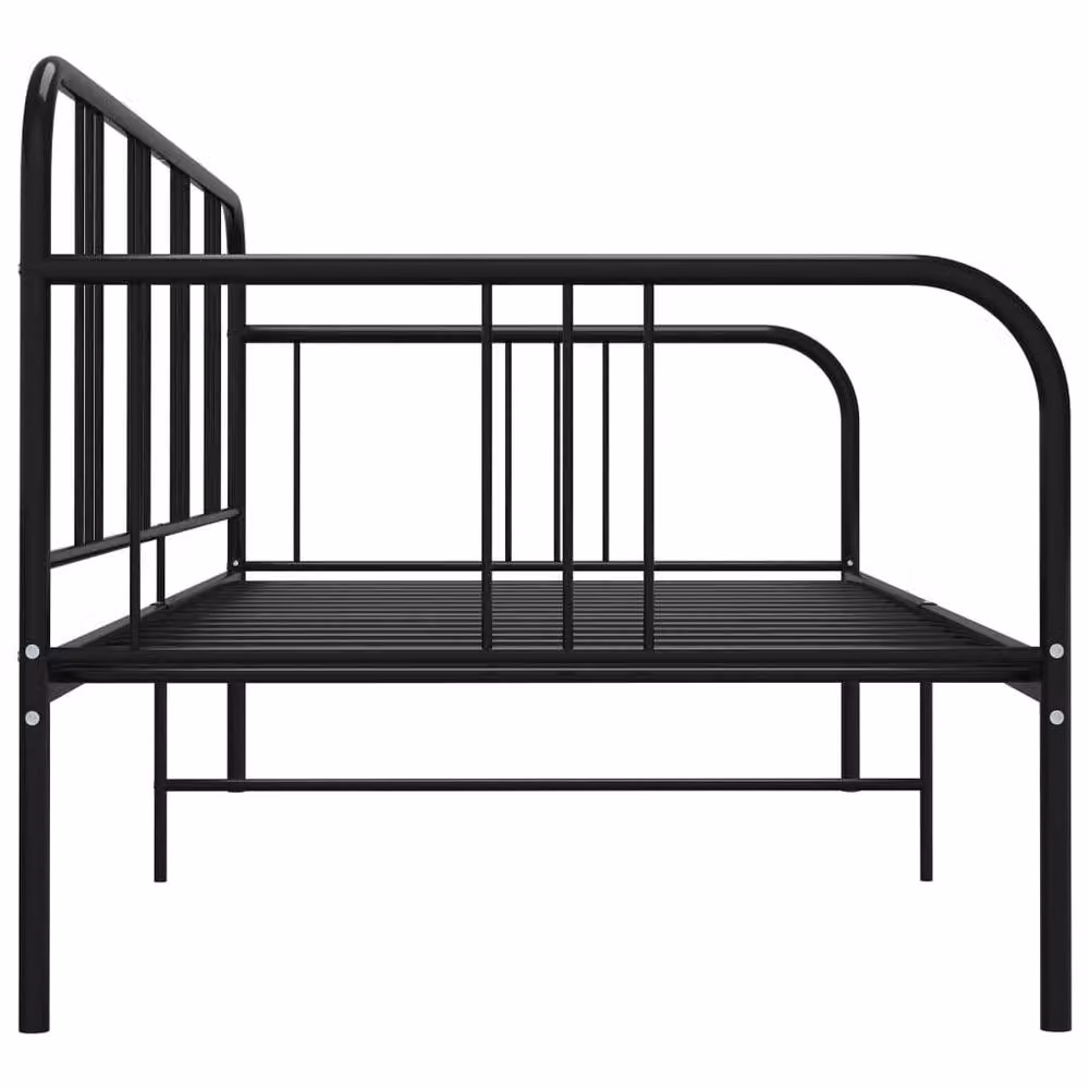 Berkfield Home Black Metal Sofa Bed Frame W/D/H: 90 x 200 cm – 2