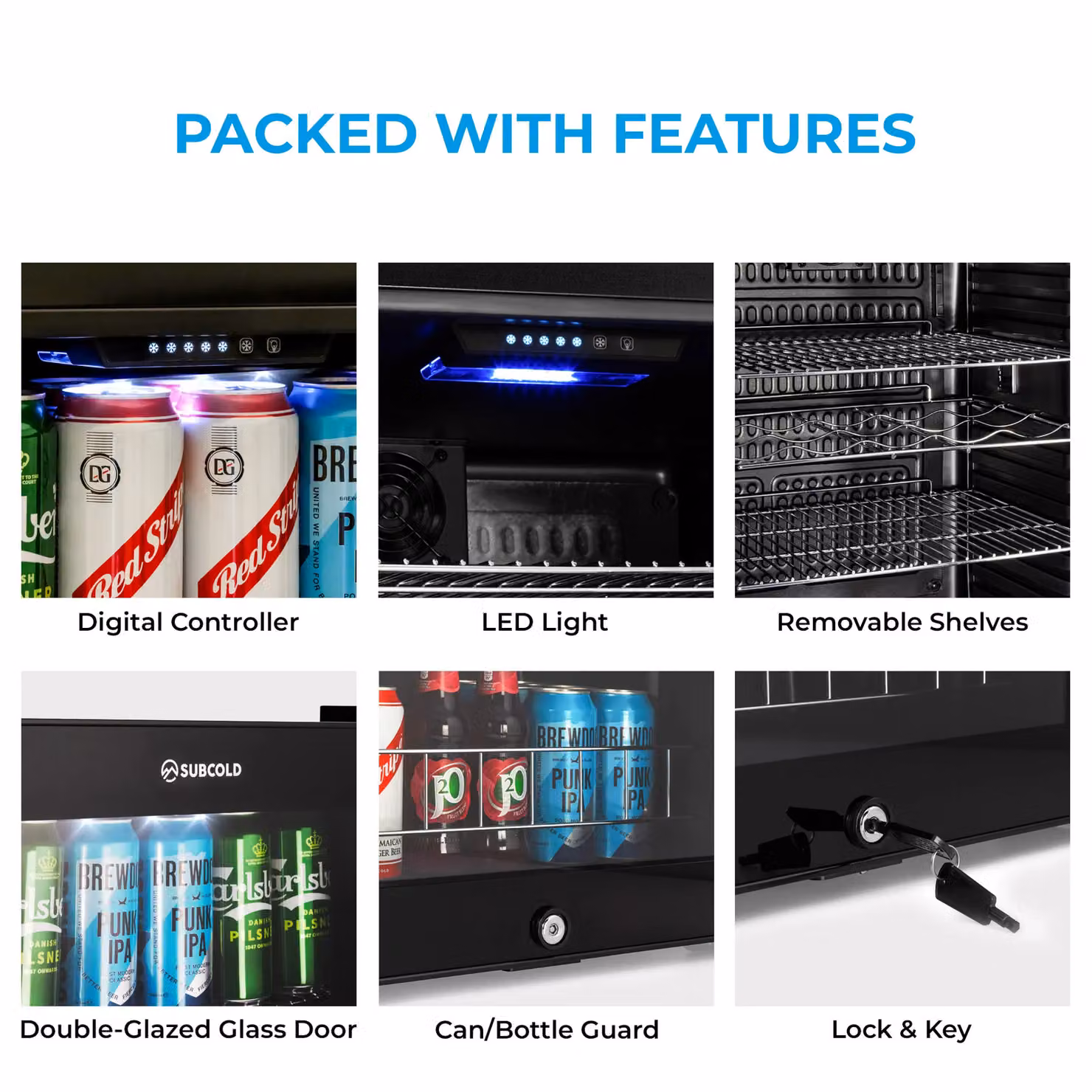 Subcold ACE 65 LED Beer Fridge in Black – 6