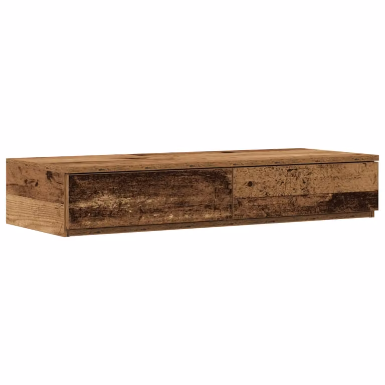 Berkfield Home Bed Drawers in Brown, W: 90 cm, D: 36.5 cm, H: 16.5 cm