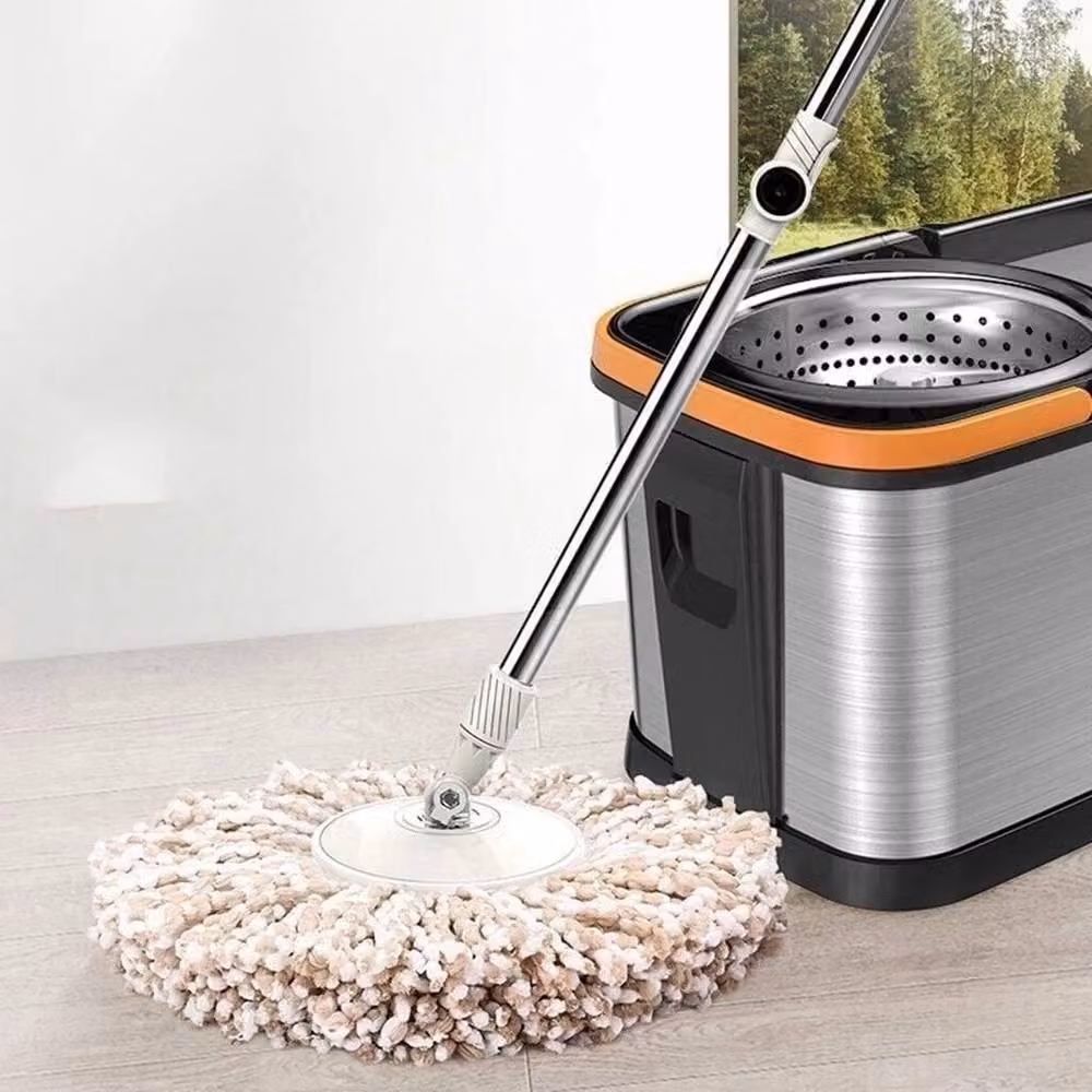 SPETLEK Mop and Bucket Set in Silver – 2