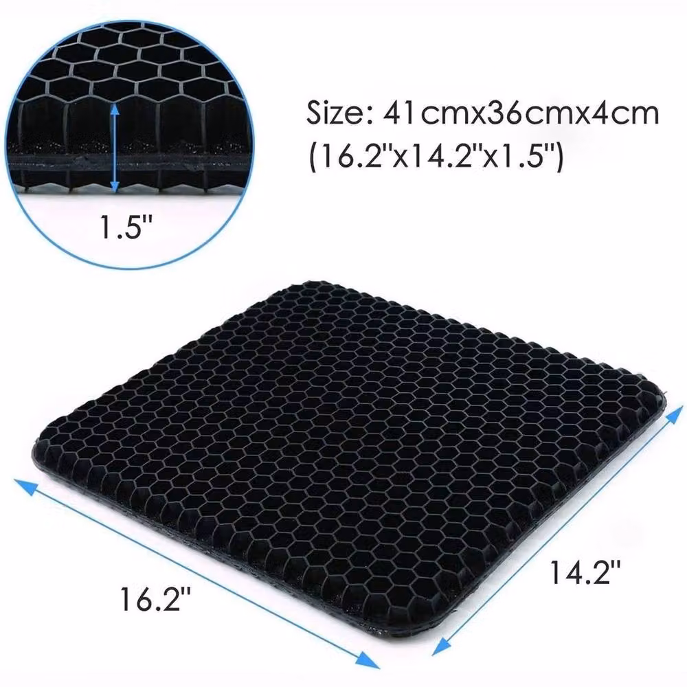 Havendro Orthopaedic Gel Seat and Back Support Cushion in Black – 2