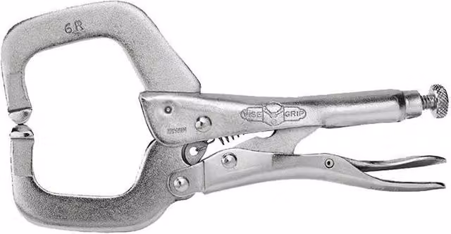 Irwin Vise-Grip 6R Locking C Clamp Regular Tip, Silver, 150 mm
