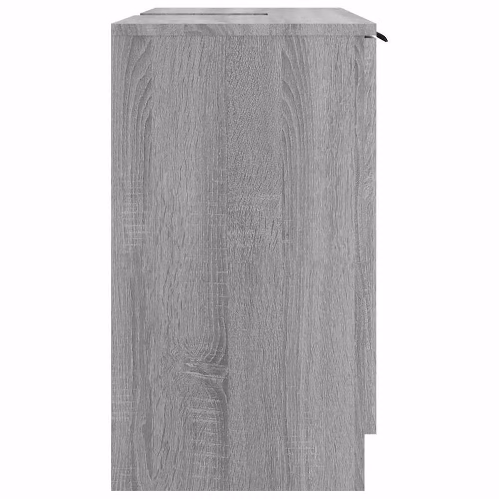 Berkfield Home Classic Freestanding Bathroom Cabinet in Grey, W/D/H: 64.5 x 33.5 x 59 cm – 2