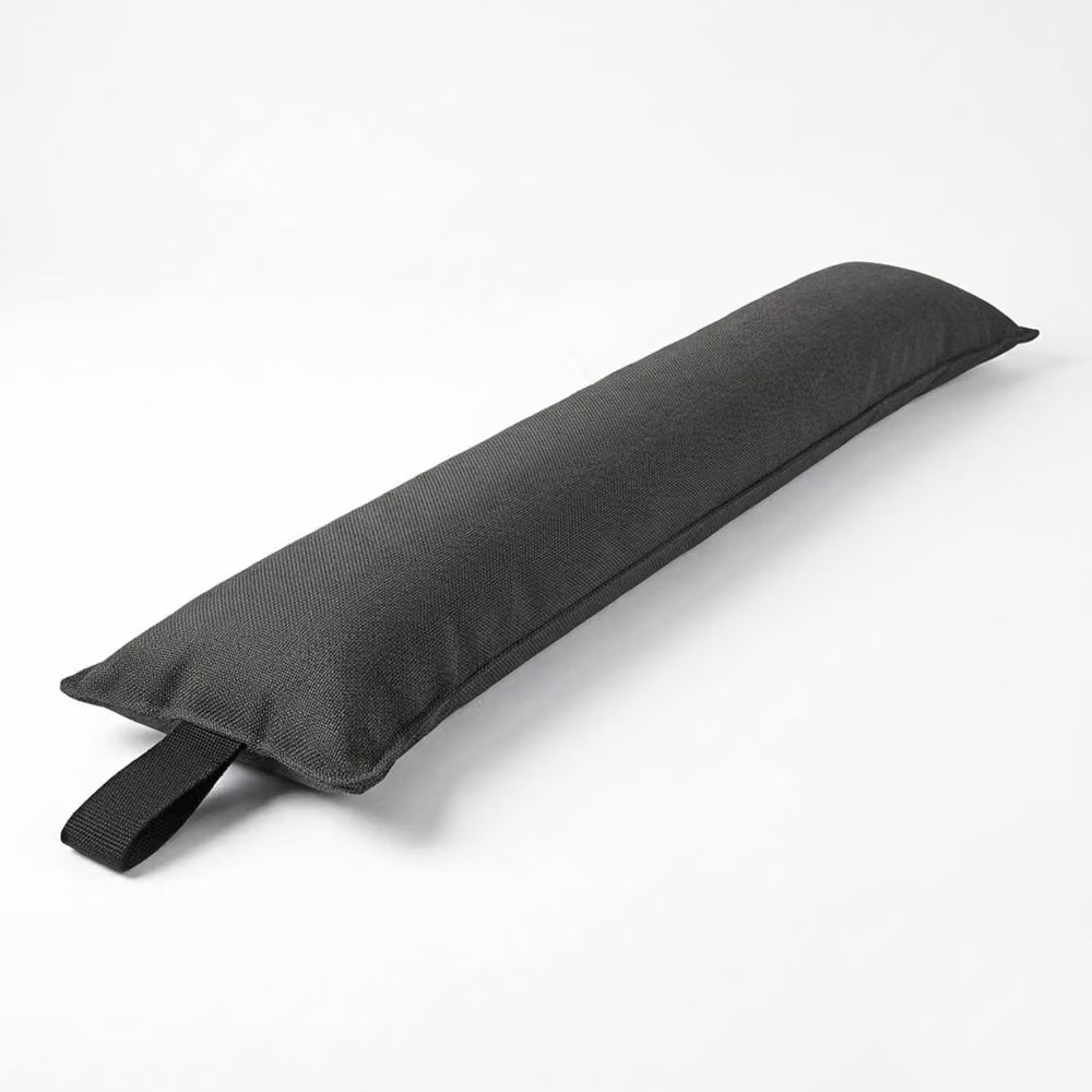 Snug City Premium Filled Draught Excluder for Doors and Windows, Black – 2