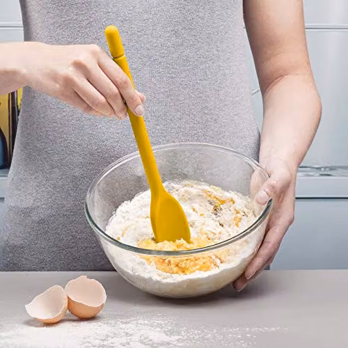 Zeal Non-Stick Silicone Cooking Spoon in Yellow, 30 cm – 5