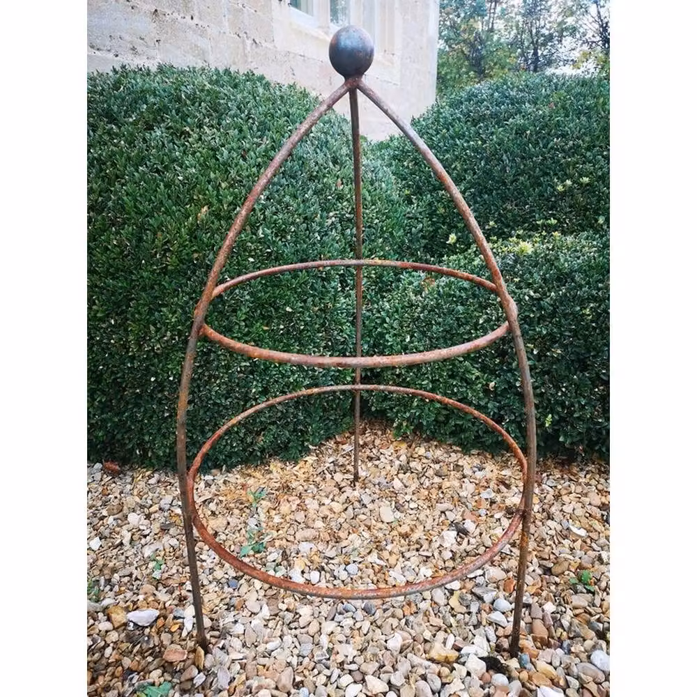 Poppyforge Chelsea Range Gothic Cloche Plant Support in Bronze, Height: 79 cm, Diameter: 51 cm – 2