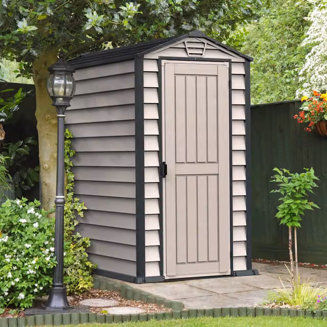 BillyOh EverMore Apex Plastic Gable Shed in Grey
