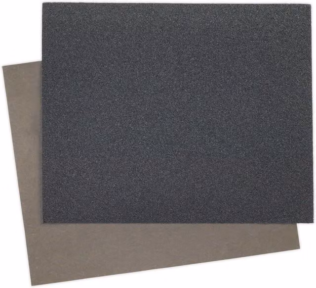 Loops 25 Pack Wet and Dry Abrasive Sandpaper, 320 Grit, W: 230 mm x H: 280 mm