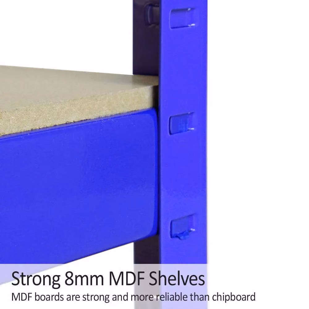 Monster Racking T-Rax Heavy Duty Steel Storage Shelving, Blue, W: 120 cm, D: 60 cm, H: 180 cm – 3
