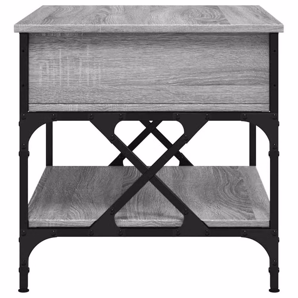 Berkfield Home Grey Sonoma Coffee Table with Lift Mechanism, W/D/H: 70 x 50 x 50 cm – 4