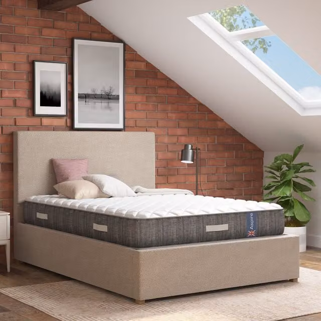 Aspire Medium Comfort Hybrid Pocket Memory Mattress, White, W: 120 cm x D: 200 cm