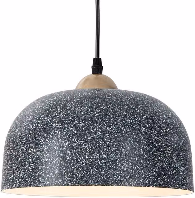 Kelvenix Adjustable Modern Grey Dome Pendant Light Chandelier with E27 Fitting – 1