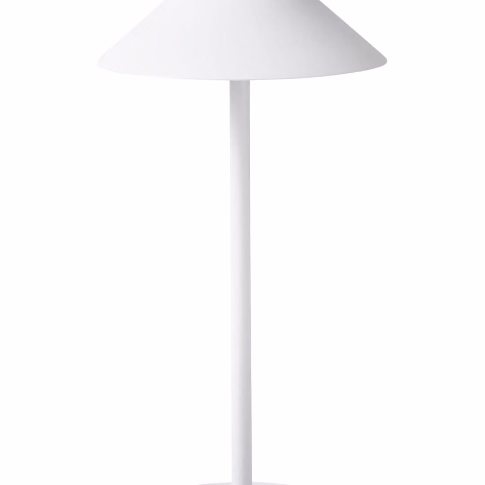 Wyld and Coco Wireless Table Lamp in White with Touch Dimmer and USB-C Rechargeable Battery – 2